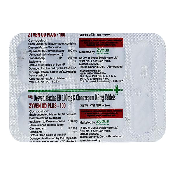 ZYVEN OD PLUS 100mg Tablet 10'S