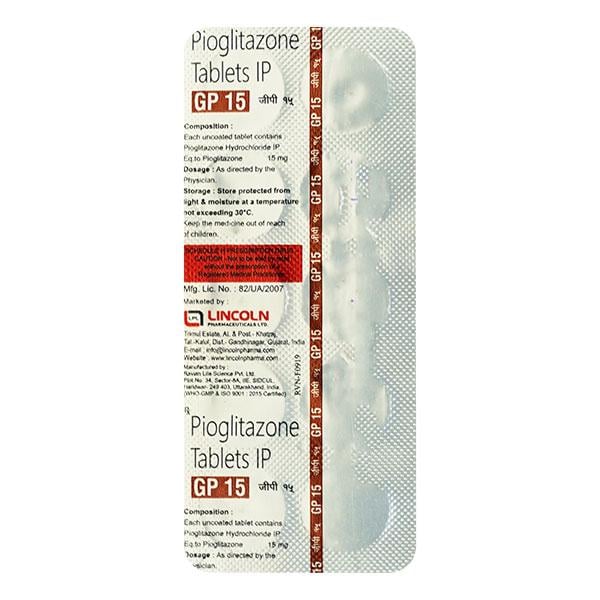 GP 15mg Tablet 10'S