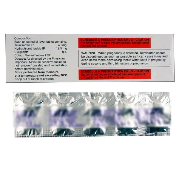 Telvas H 40/12.5 Tablet 10'S