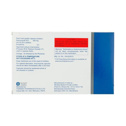 Itraclar 200mg Capsule 10'S