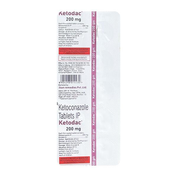 KETODAC 200mg Tablet 10's