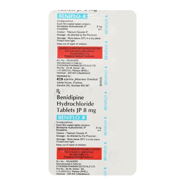 BENIFLO 8mg Tablet 15's