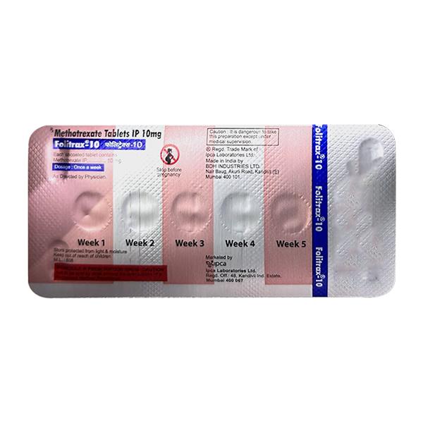 FOLITRAX 10 Tablet 5's