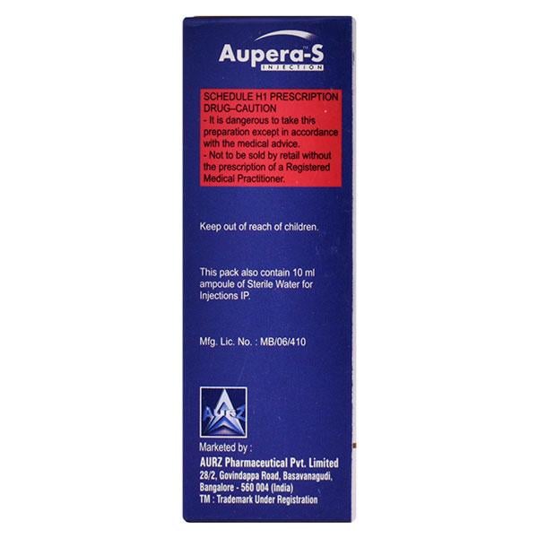 Aupera S 1.5gm Injection 1's
