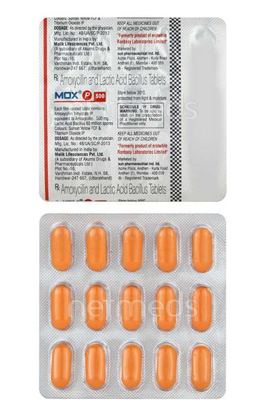 MOX P 500mg Tablet 15'S
