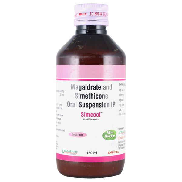 SIMCOOL SUGAR FREE MINT FLAVOUR Oral Suspension 170ml