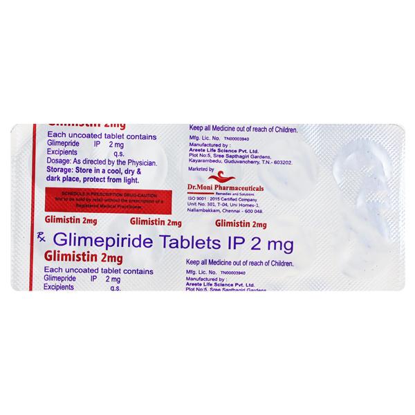 GLIMISTIN 2 Tablet 10's