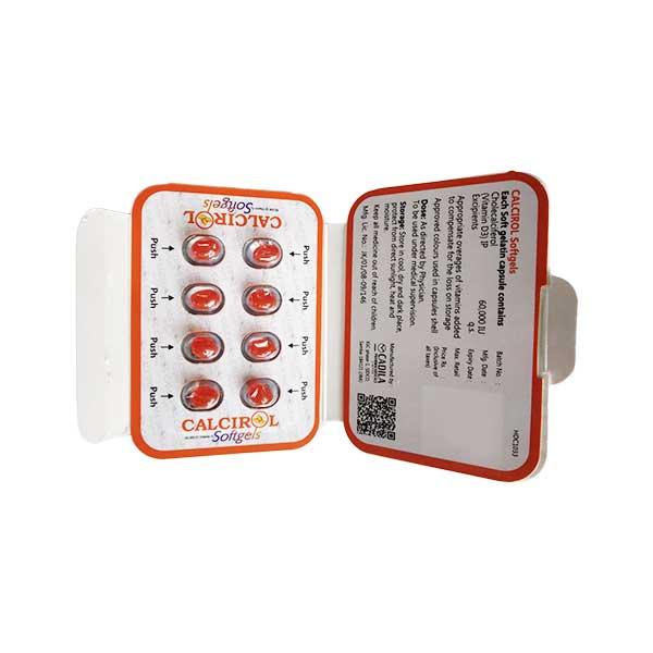 Calcirol 60000IU Softgel 8'S
