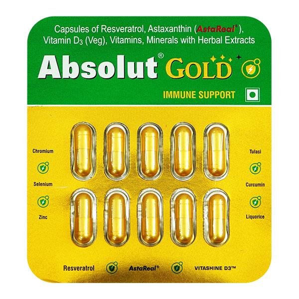 ABSOLUT GOLD Capsule 10's