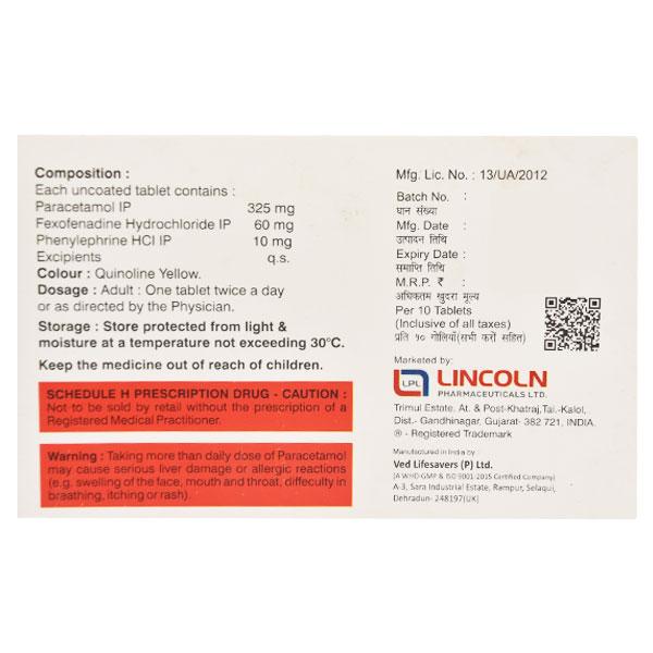 NAM Cold FX Tablet 10'S