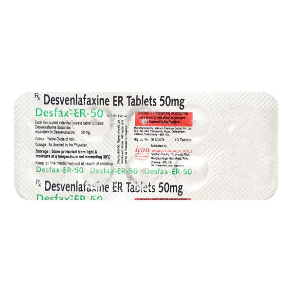 Desfax ER 50mg Tablet 10'S