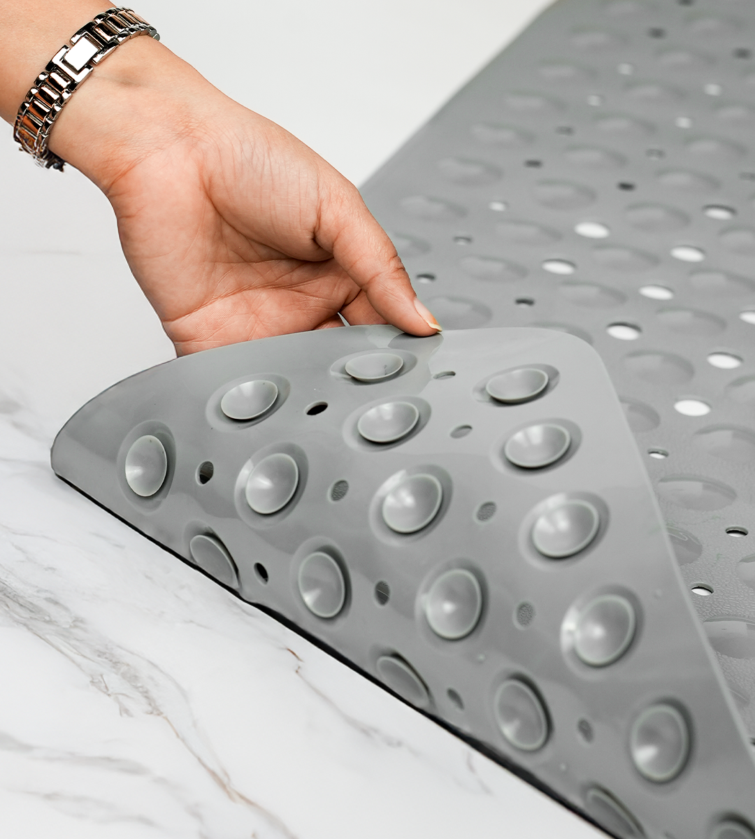 Anti Slip Mat for Bathroom Grey