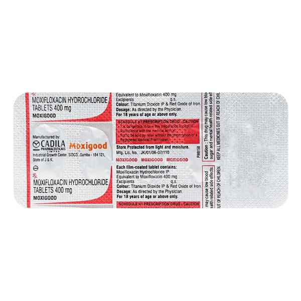 Moxigood 400mg Tablet 5'S