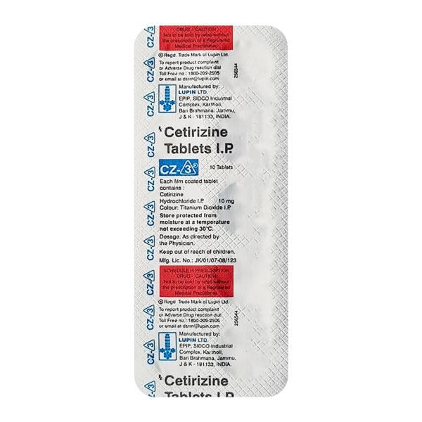 CZ 3 Tablet 10'S