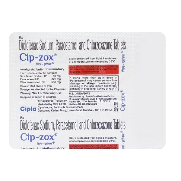 Cipzox Tablet 10'S (N)