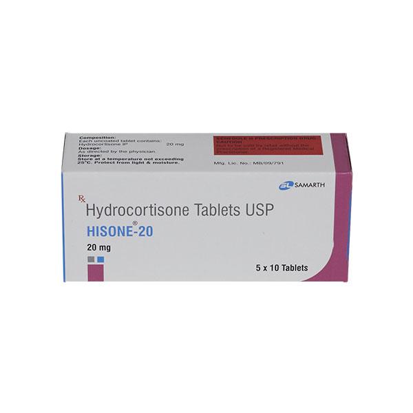 Hisone 20mg Tablet 10'S