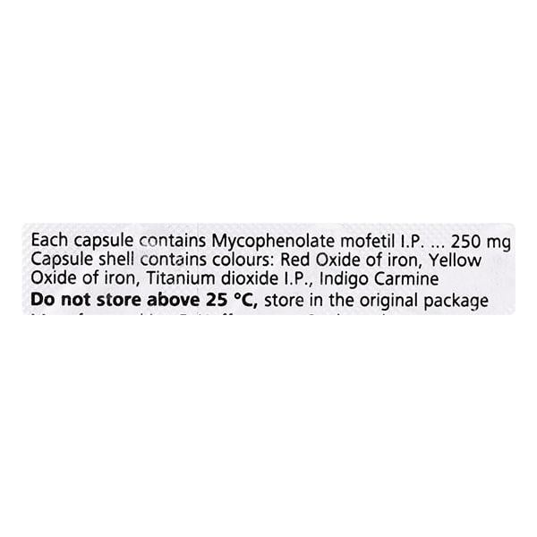 Cellcept 250mg Capsule 10'S