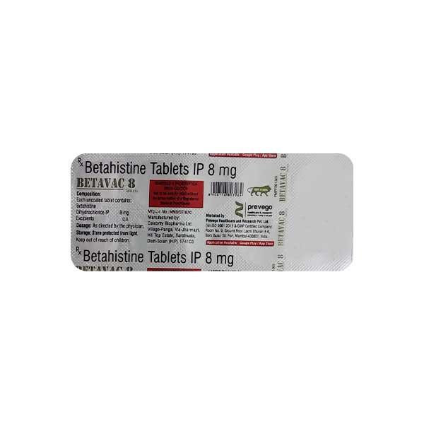BETAVAC 8 Tablet 10's