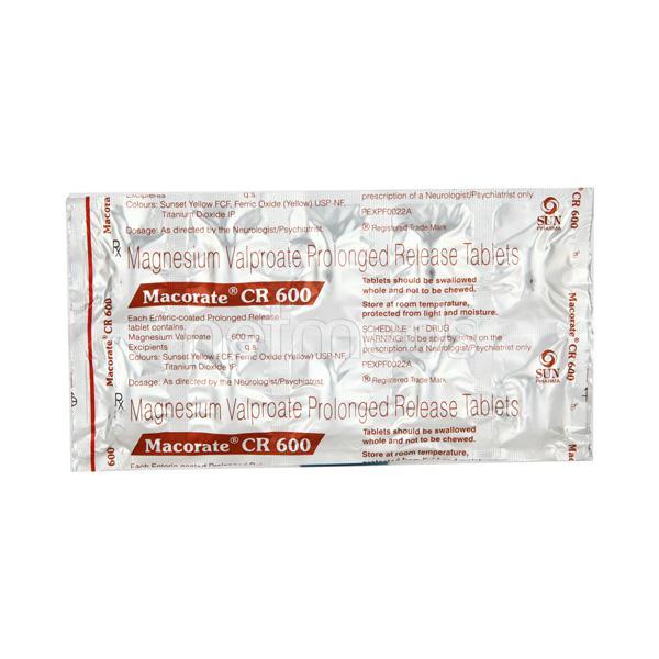 Macorate CR 600mg Tablet 10'S