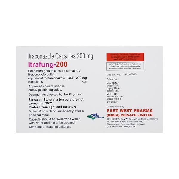 ITRAFUNG 200 Capsule 10's