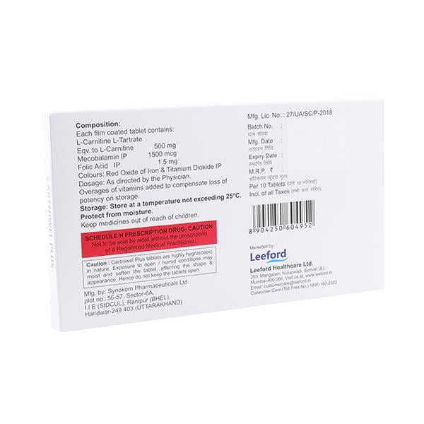 CARTNIWEL PLUS Tablet 10's