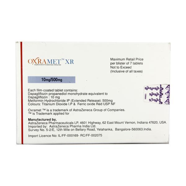 Oxramet XR 10/500mg Tablet 7'S