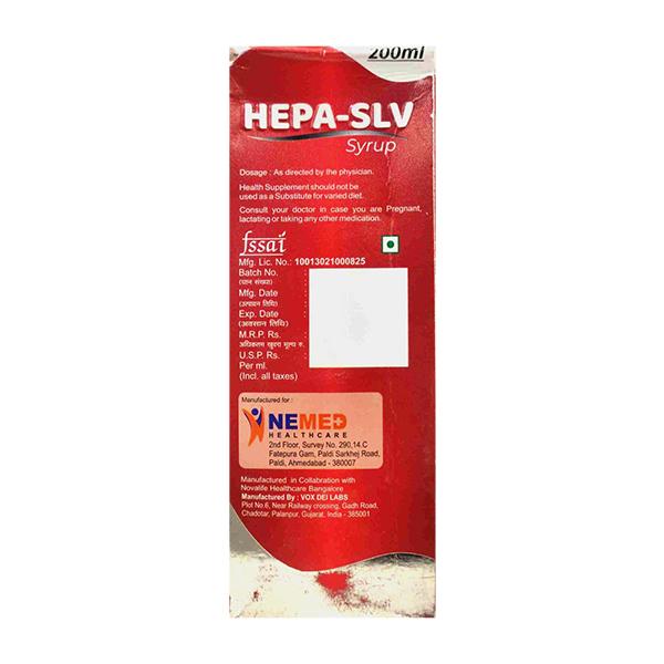 HEPA SLV SUGAR FREE Syrup 200ml