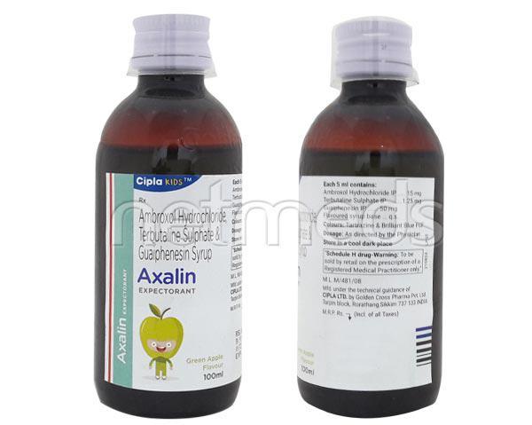 Axalin Green Apple Flavour Expectorant 100ml