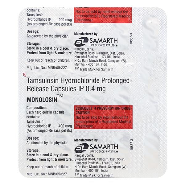 MONOLOSIN Capsule 15's