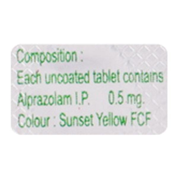 Zolam 0.5mg Tablet 10'S