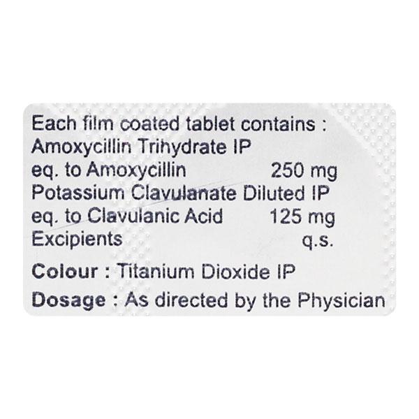 LMX Forte 250/125mg Tablet 10'S