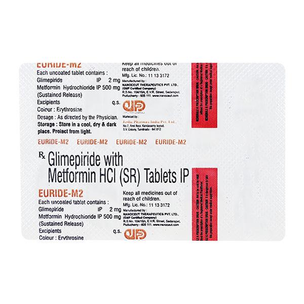 EURIDE M 2 Tablet 10's