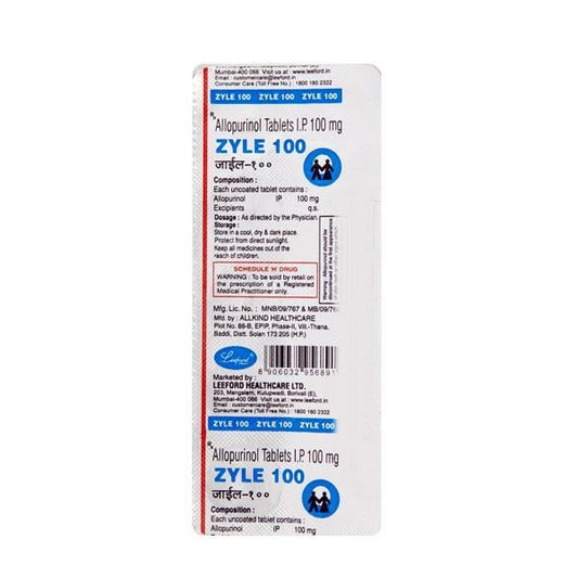 Zyle 100mg Tablet 10'S