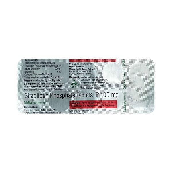 SIDIA 100 Tablet 10's