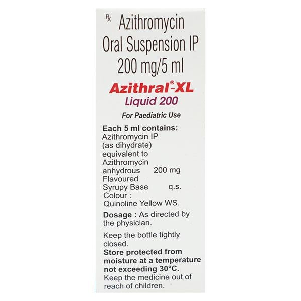 Azithral XL 200mg Liquid 30ml