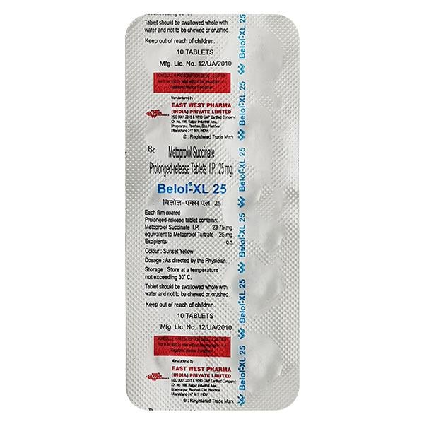 Belol XL 25mg Tablet 10'S