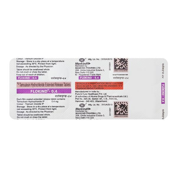 FLOKIND 0.4mg Tablet 10's