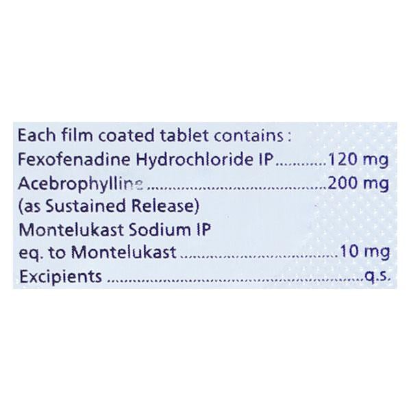 FEXOZIDE AM Tablet 10's