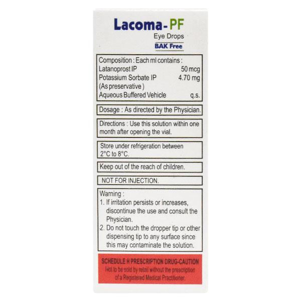 Lacoma PF Eye Drops 2.5ml