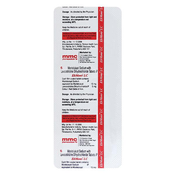 EBMONT LC Tablet 10's