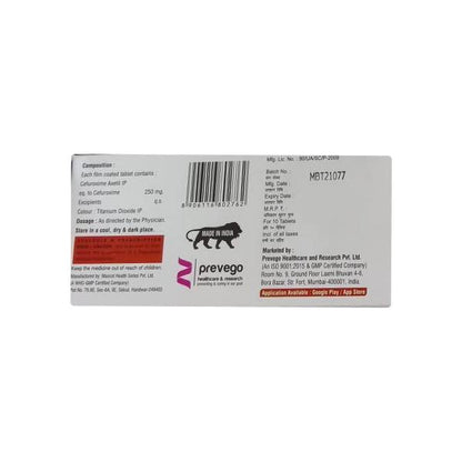 CEFUXETIL 250 Tablet 10's