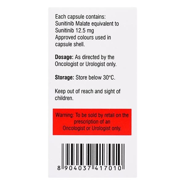 SUTINAT 12.5 Capsule 28's