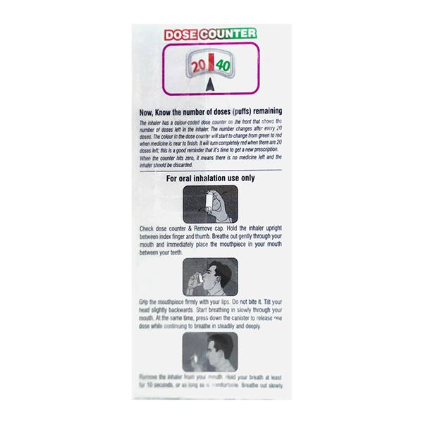 ODIHALE G 50 WITH DOSE COUNTER Inhaler 120md