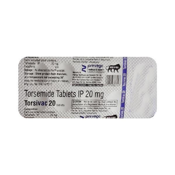 TORSIVAC 20 Tablet 10's