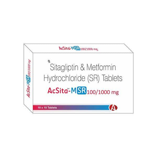 ACSITA M SR 100/1000 Tablet 10's