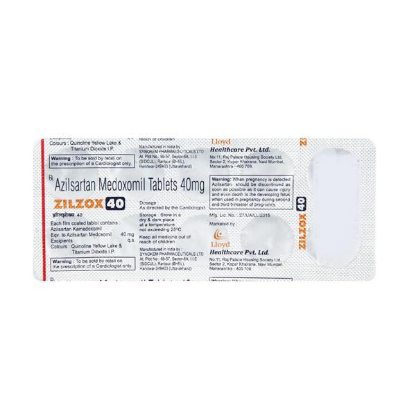Zilzox 40mg Tablet 10'S
