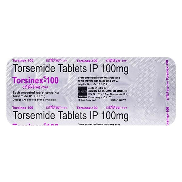 Torsinex 100mg Tablet 10'S
