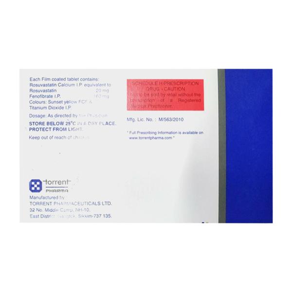 ROZUCOR F 20 Tablet 15's