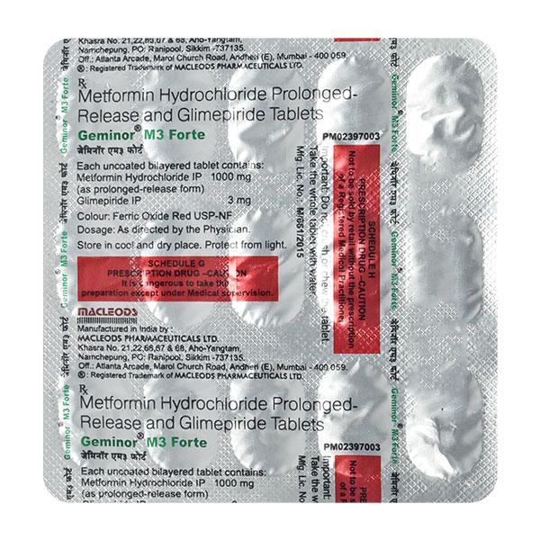 Geminor M3 Forte Tablet 15'S