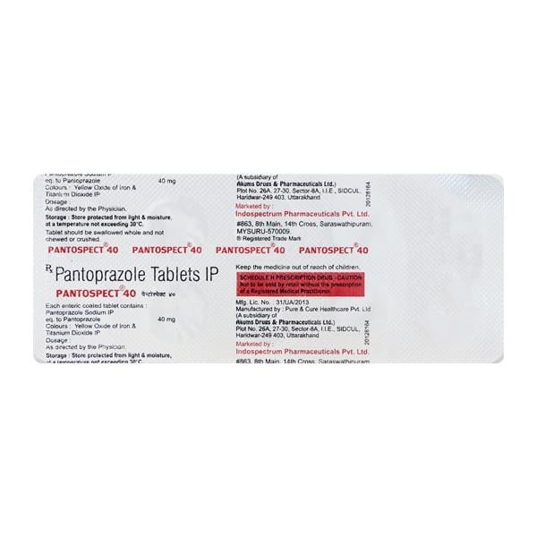 PANTOSPECT 40 Tablet 10's